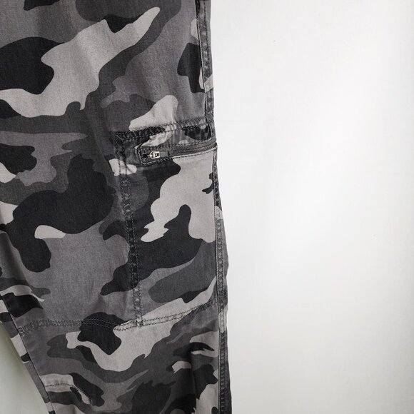 Urban Pipeline Pants Mens Large Gray Camo Cargo Joggers Elastic Waist (34x29) - Picture 6 of 9